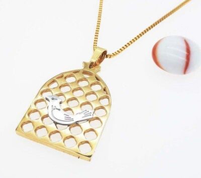 Persian Steel Necklace Minimalist Morghe Amin