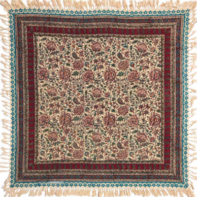 Persian Tablecloth: Isfahan’s Traditional Kalamkari Block Print G112