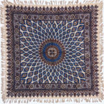 Persian Tablecloth: Isfahan's Traditional Kalamkari Block Print G127
