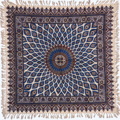 Persian Tablecloth: Isfahan’s Traditional Kalamkari Block Print G127