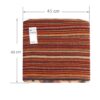 Authentic Ottoman Kilim Pouf with the Origin Iran Handcrafted AP406