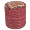 Ottoman Kilim Pouf with the Origin Iran Handcrafted AP404