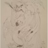 Original Persian Miniature Art Painting: Watercolor - Angel and Demon