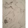 Original Persian Miniature Art Painting: Watercolor - Angel and Demon