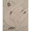 Original Persian Miniature Art Painting: Watercolor - Angel and Demon