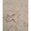 Original Persian Miniature Art Painting: Watercolor - Angel and Demon