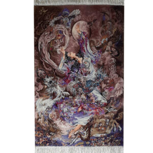 Handmade Persian Tableau Rug - Miniature 290