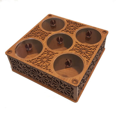 Wooden Tea Bag Organizer Box with Chest ES20