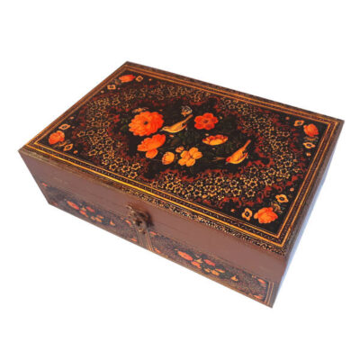 Persian Wooden Tea Bag Organizer Box with Chests N2030