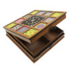 Wooden Tea Bag Organizer Box with Chest LB042