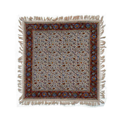 Persian Tablecloth: Isfahan’s Traditional Kalamkari Block Print Floral