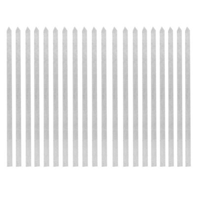 Set of Twenty Steel Skewers (16.5 cm) for Chicken Kebab and Grilling