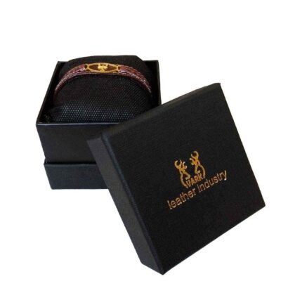 Persian Leather Bracelet for Men and Women – Aban Symbol
