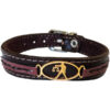Persian Leather Bracelet for Men and Women - Mehr Symbol