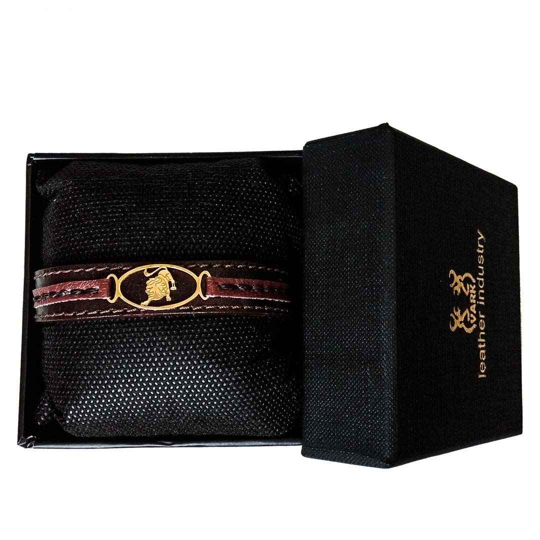 Persian Leather Bracelet for Men and Women – Mordad Symbol