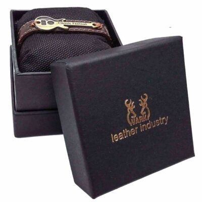 Leather Bracelet for Men and Women – Guitar