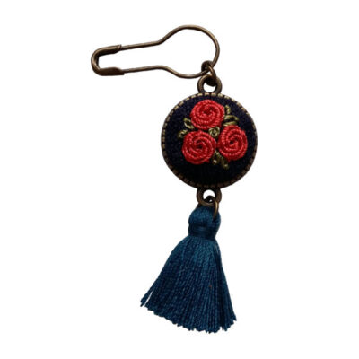 Embroidered Brooch Pin – Flowers SJ Model