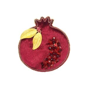 Persian Brooch Pin Model Pomegranate3