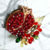 Pomegranate Brooch Pin – Symbolic and Elegant