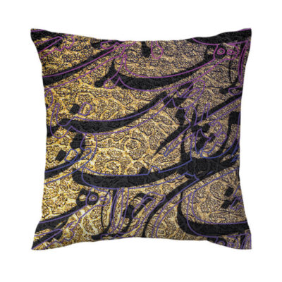 Persian Velvet Cushion Cover – Calligraphy Design (Set of 2)