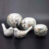 Persian Pottery Tealight Candle Holder Model Calligraphy
