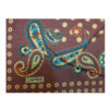Silk Scarf for Women - Luxe Paisley Print, Vibrant Termeh Design