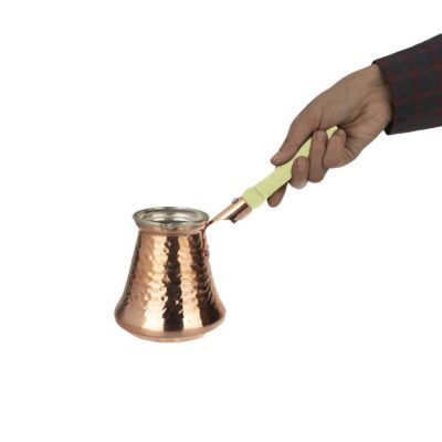 Turkish Coffee Pot – Traditional Hammered Copper Cezve / Ibrik, SF6