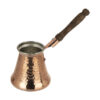 Turkish Coffee Pot - Traditional Hammered Copper Cezve / Ibrik