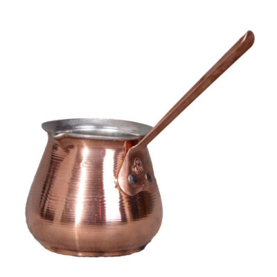 Turkish Coffee Pot – Traditional Hammered Copper Cezve / Ibrik, Zh12