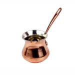 Turkish Coffee Pot – Traditional Hammered Copper Cezve / Ibrik, CM