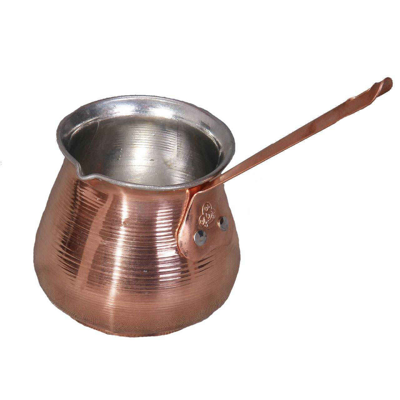Turkish Coffee Pot – Traditional Hammered Copper Cezve / Ibrik, Zh12