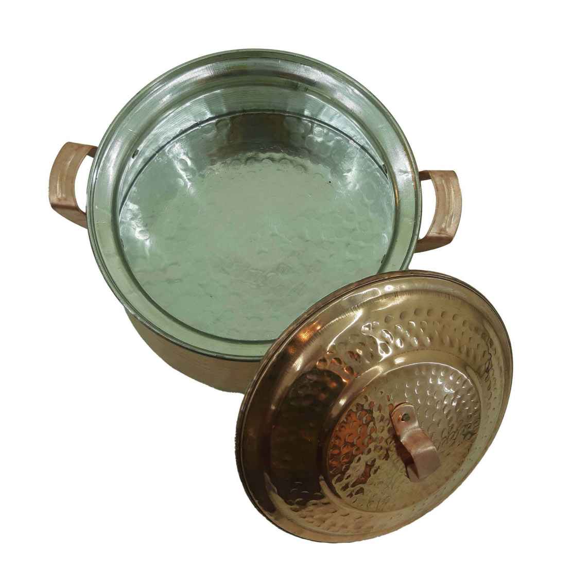 Persian Copper Stock Pot – Traditional Hammered Cooking Style 01