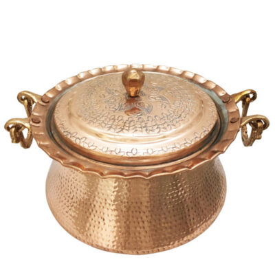 Persian Copper Stock Pot – Traditional Cooking Pot Model 02