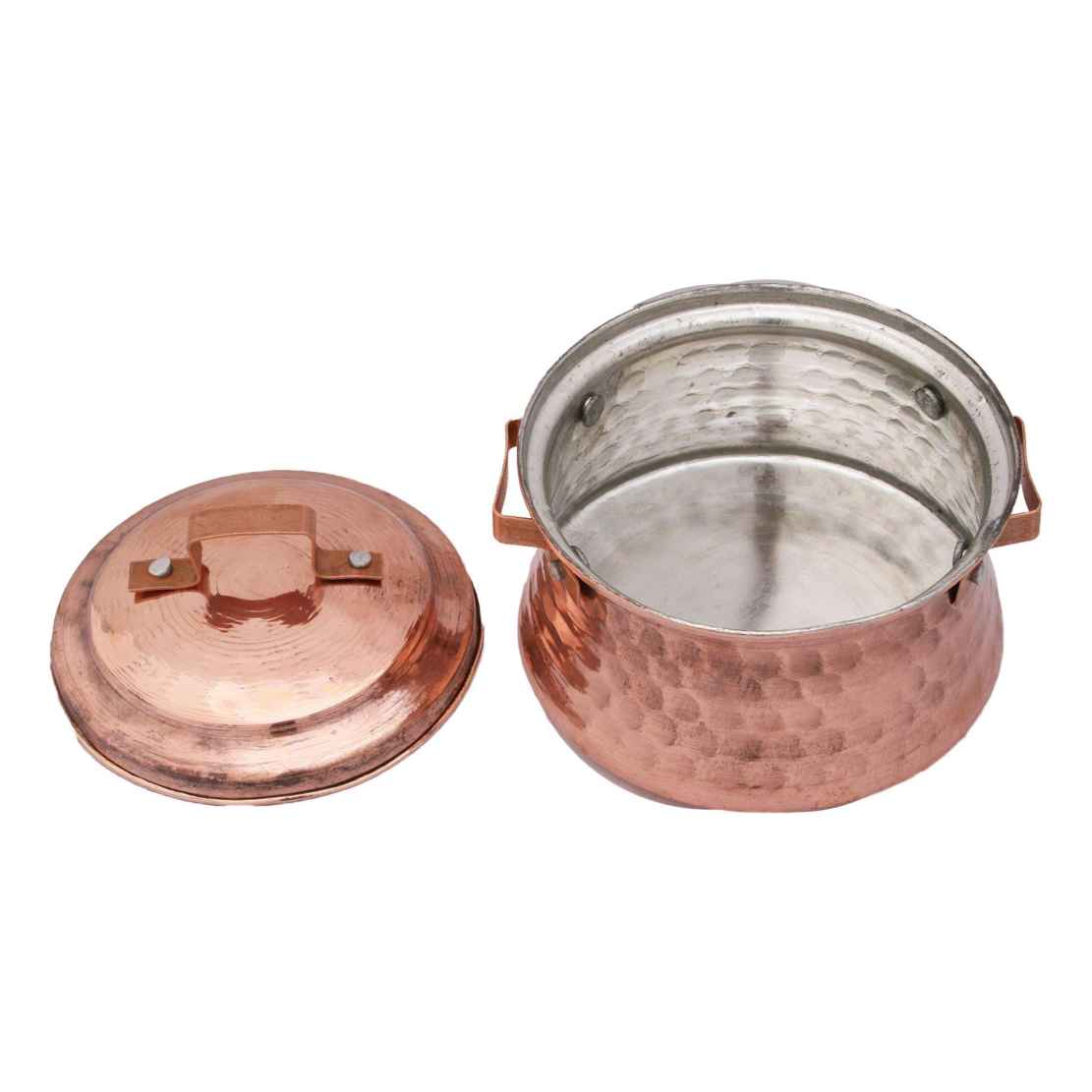 Persian Copper Stock Pot – Traditional Hammered Cooking Style S3