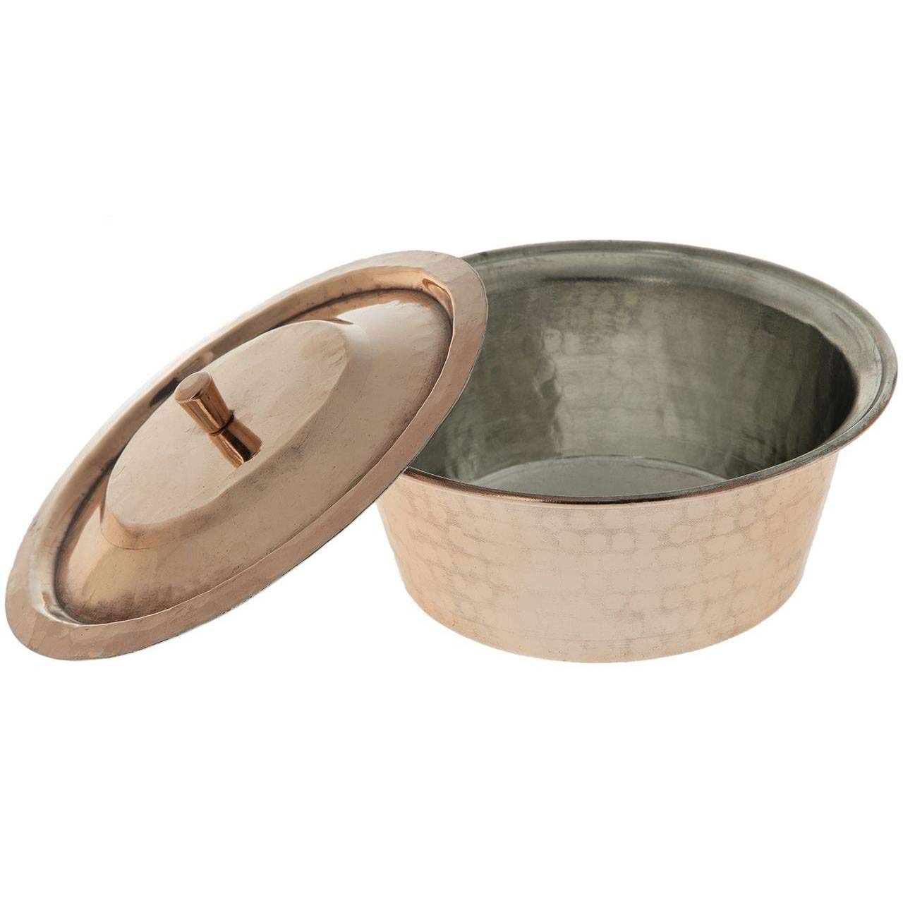 Persian Copper Stock Pot – Traditional Hammered Cooking Style D745