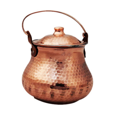 Persian Copper Dizi Pot with Lid for Cooking Abgoosht – D18