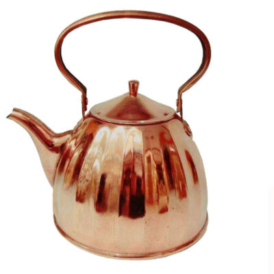 Persian Copper Tea Kettle Durable Stovetop Traditional Hammered Core