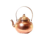 Persian Copper Tea Kettle Durable Stovetop Traditional Hammered Lux