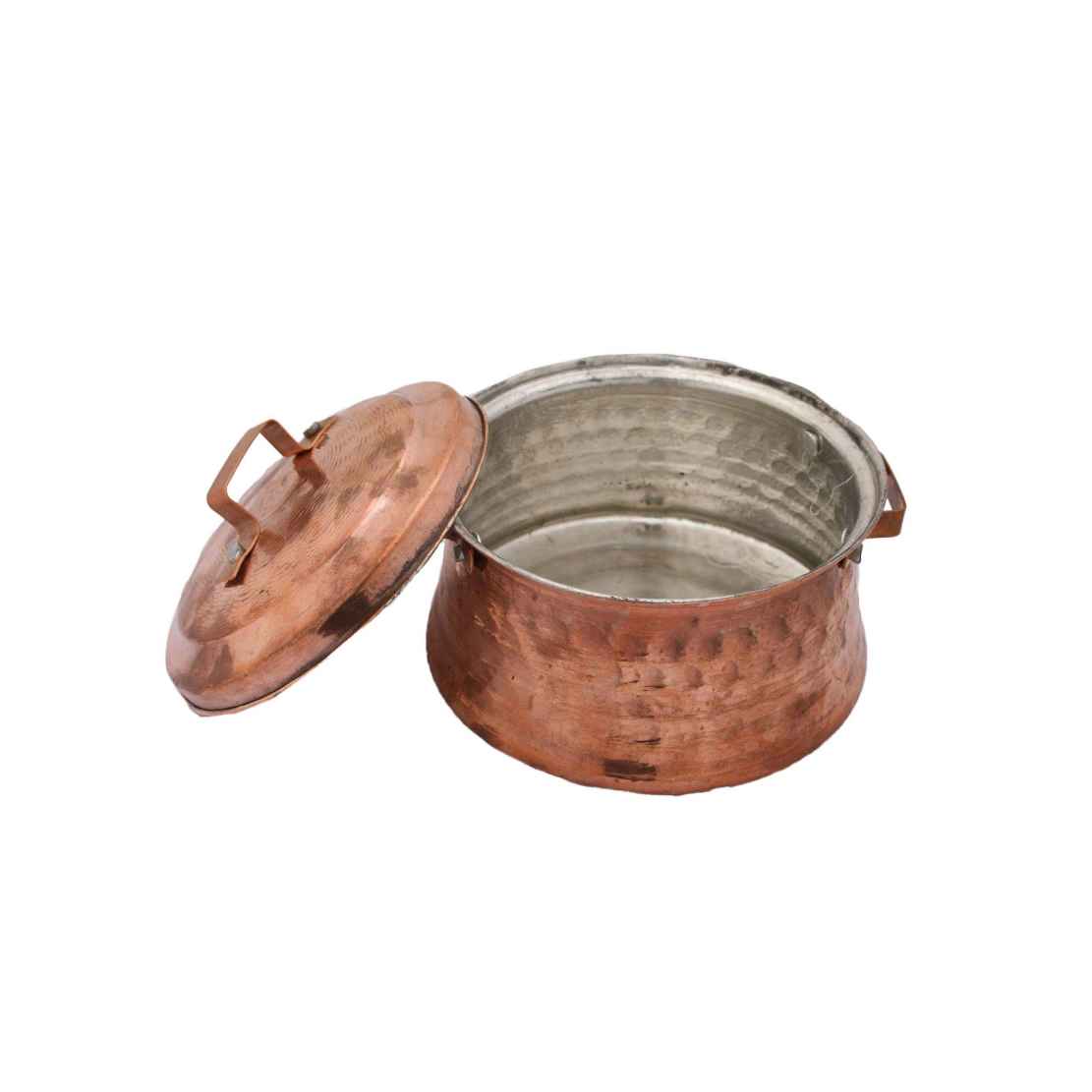 Persian Copper Stock Pot – Traditional Hammered Cooking Style D265