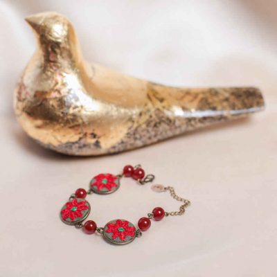 Persian Embroidered Bracelet Model Raha