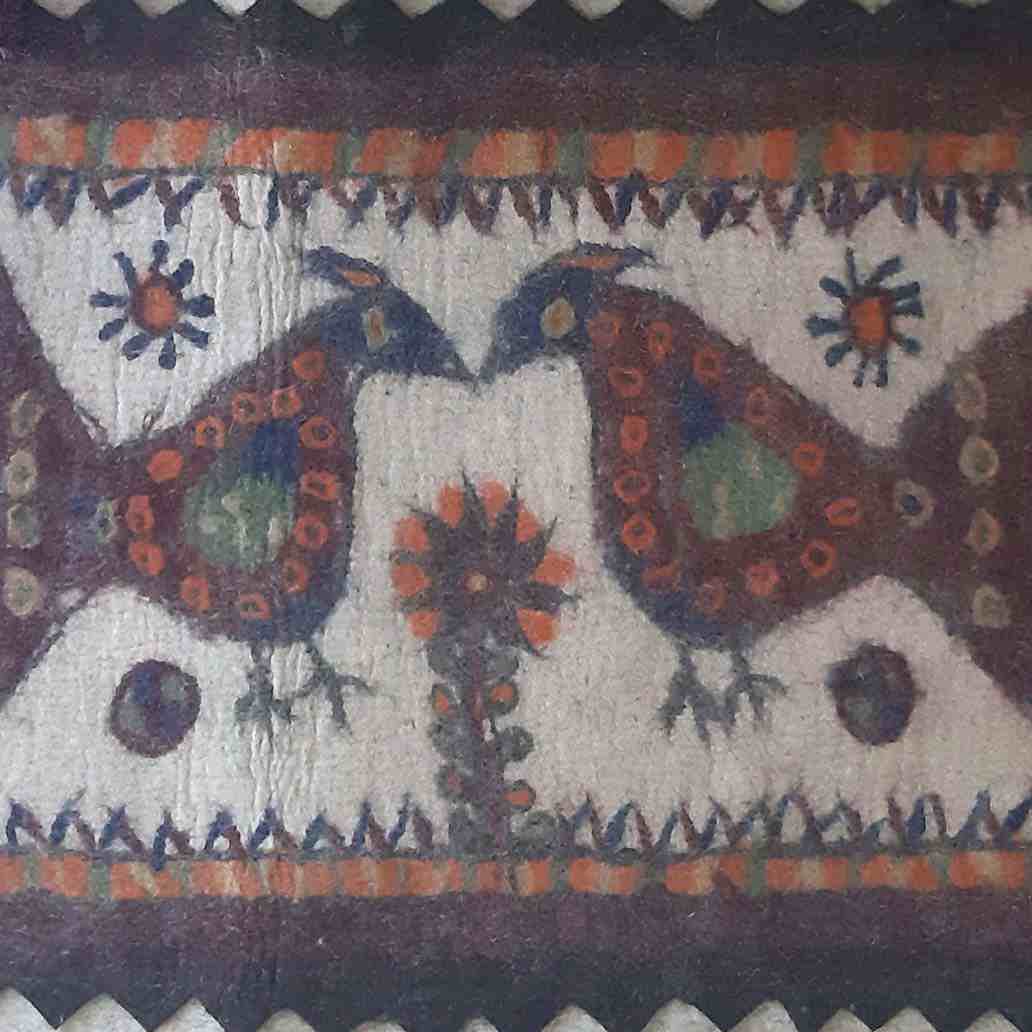 Persian Wool Felt Rug 100% Natural and Handmade TB405