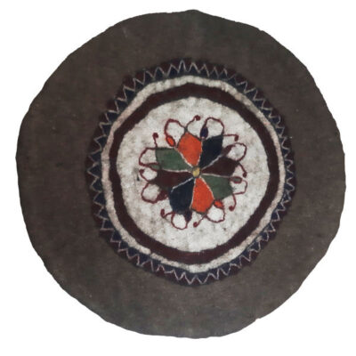 Persian Wool Felt Rug 100% Natural and Handmade TB402