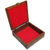 Wooden Box for Gift Giving with Persian Inspired Pattern Minakari