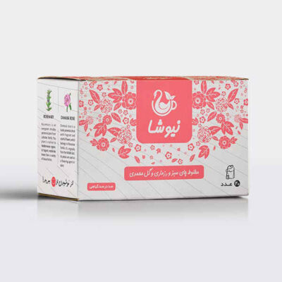 Newsha Rosemary & Damask Rose Flavored Green Tea