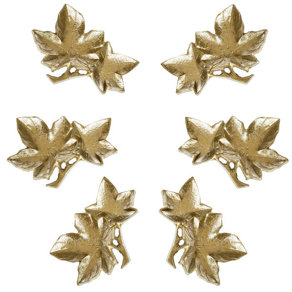 Elegant Brass Haft-sin Set for Nowruz Persian New Year C2122