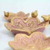 Elegant Pottery Haft-sin Set for Nowruz Persian New Year Nakhl
