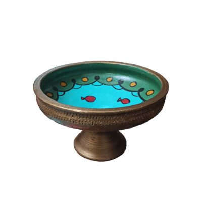Elegant Pottery Haft-sin Set for Nowruz Persian New Year Flower