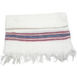 Persian Cotton Beach & Pool Towel - Handwoven, Light & Thin (2-Pack)