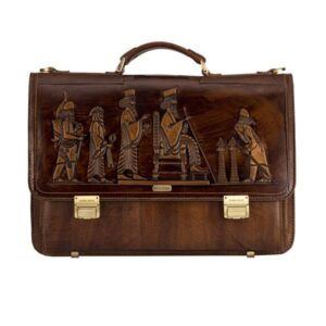 Persian Leather Briefcase – Achaemenid Model