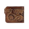 Persian Leather Bifold Wallet for Men with Anil Design